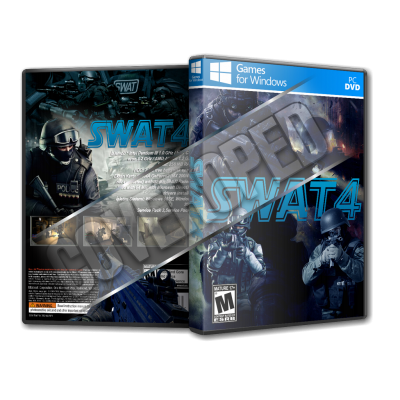 Swat 4 V2 Pc Game Cover Tasarımı (Dvd Cover)